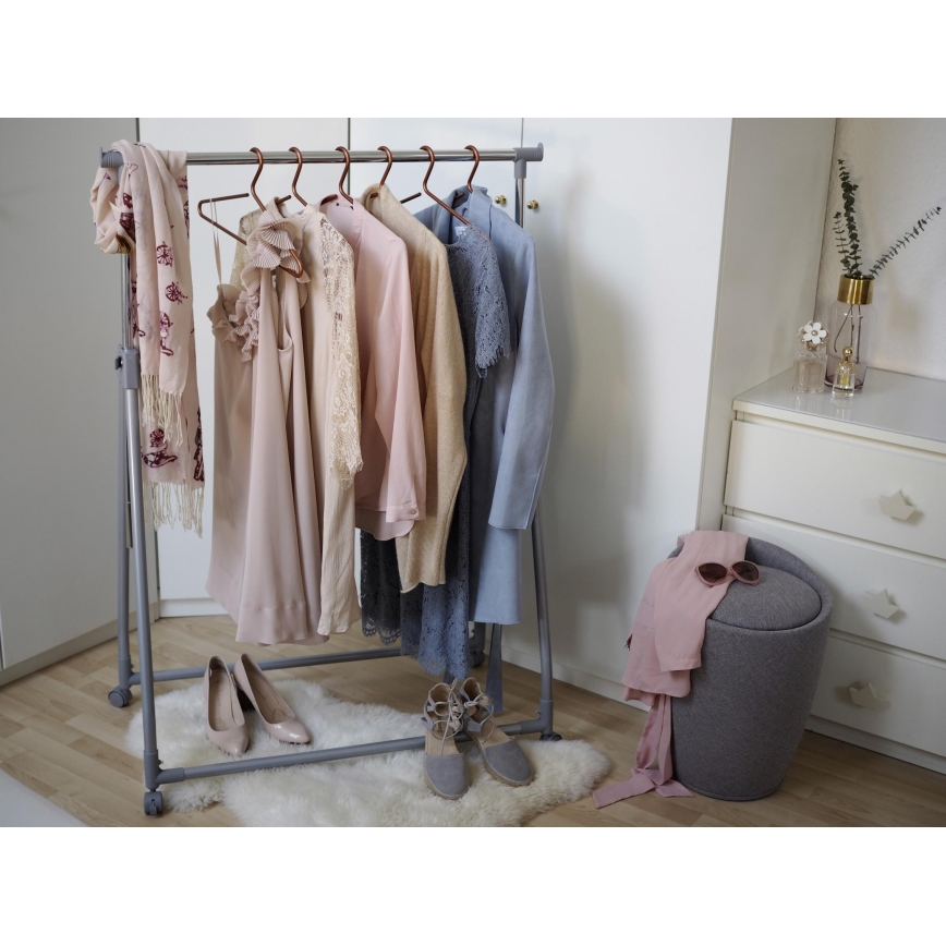 WENKO 22448100 - CANDY Stool 36 x 50.5 cm grey/black