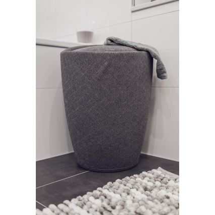 WENKO 22448100 - CANDY Stool 36 x 50.5 cm grey/black