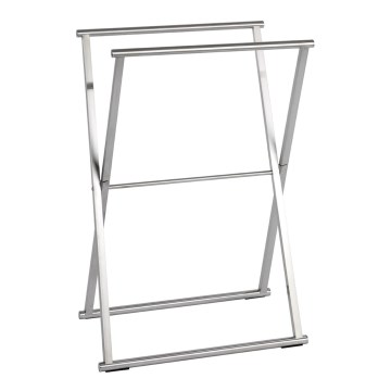 WENKO 22476100 - Towel stand LAVA 53,5x80,5 cm stainless steel/silver