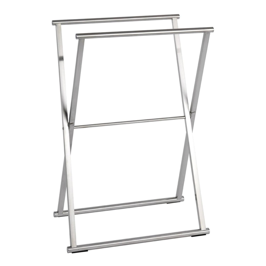WENKO 22476100 - Towel stand LAVA 53,5x80,5 cm stainless steel/silver