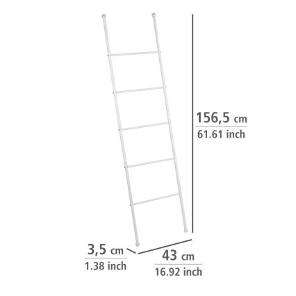 WENKO 22508100 - VIVA Towel Rack 43 x 156.5 cm, White