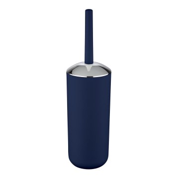 WENKO 22522100 - BRASIL Toilet Brush 10 x 37 cm, Blue / Polished Chrome