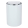 WENKO 22554100 - INCA Waste Bin 18,5x25,5 cm white/glossy chrome
