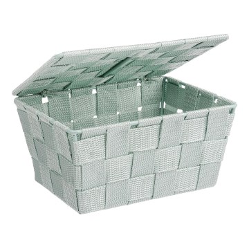 WENKO 22573100 - ADRIA Basket 19x14 cm green