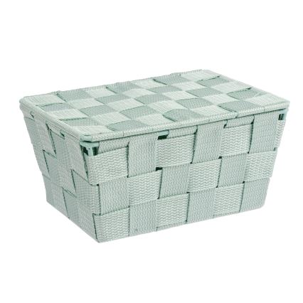 WENKO 22573100 - ADRIA Basket 19x14 cm green