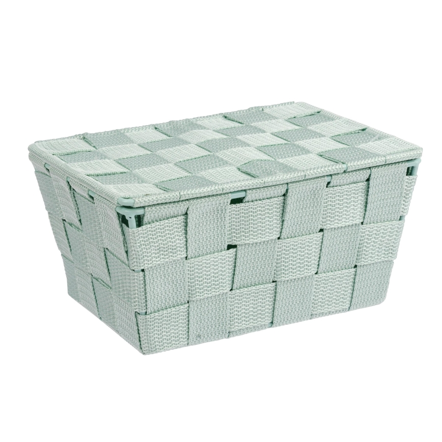 WENKO 22573100 - ADRIA Basket 19x14 cm green