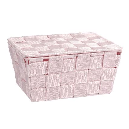 WENKO 22574100 - ADRIA Basket 19 x 14 cm Pink