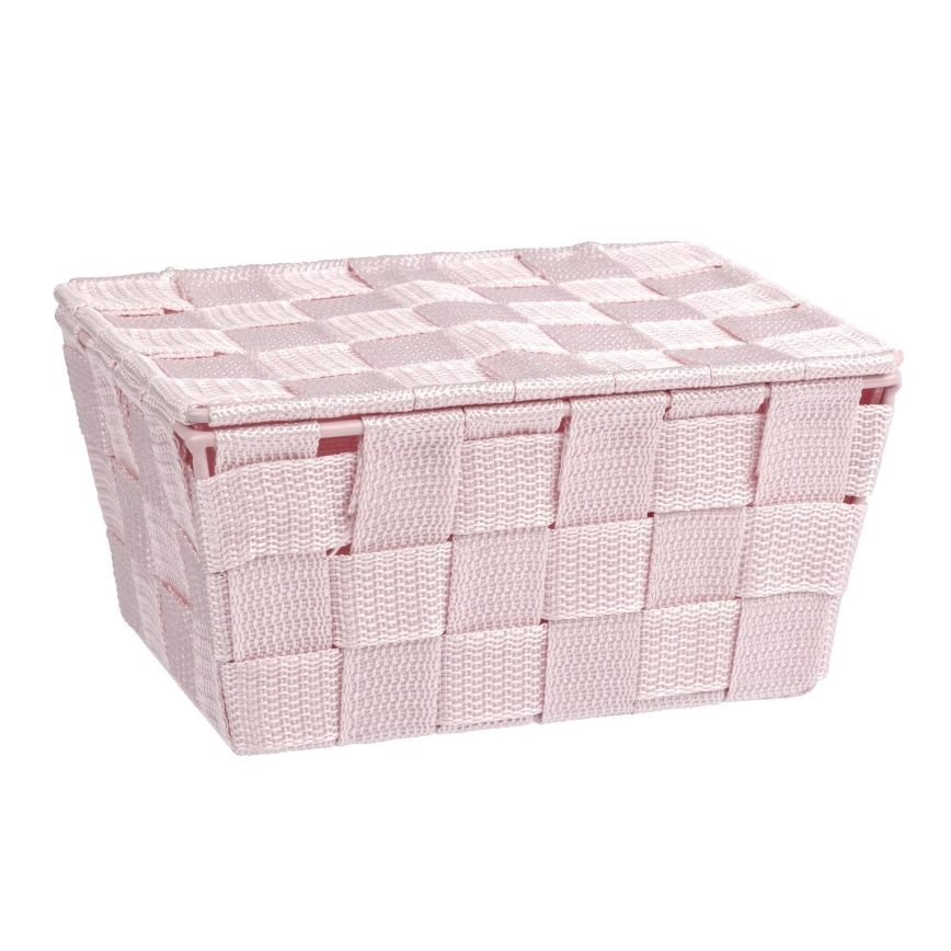 WENKO 22574100 - ADRIA Basket 19 x 14 cm Pink