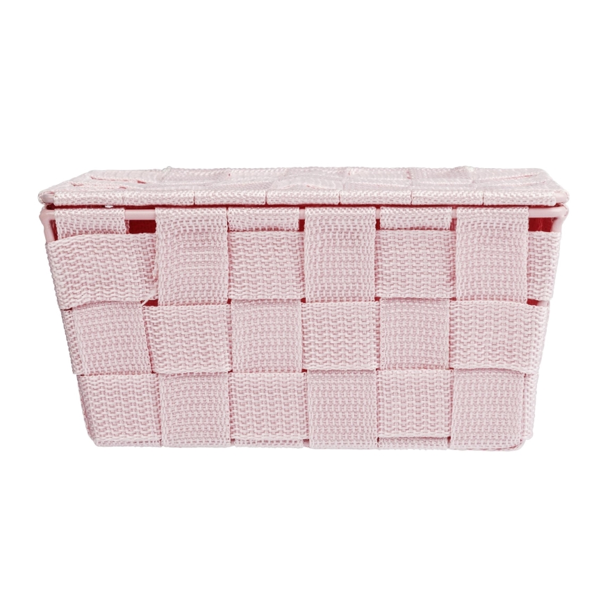 WENKO 22574100 - ADRIA Basket 19 x 14 cm Pink