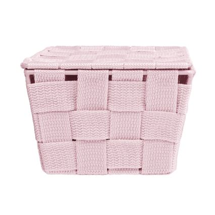 WENKO 22574100 - ADRIA Basket 19 x 14 cm Pink