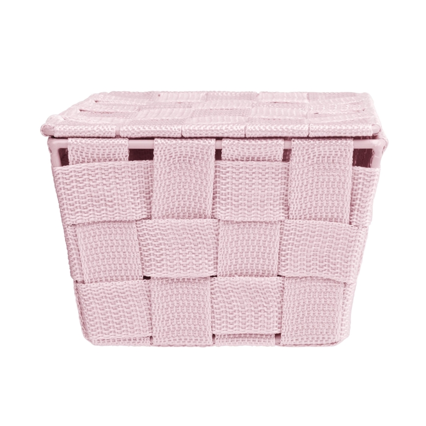 WENKO 22574100 - ADRIA Basket 19 x 14 cm Pink