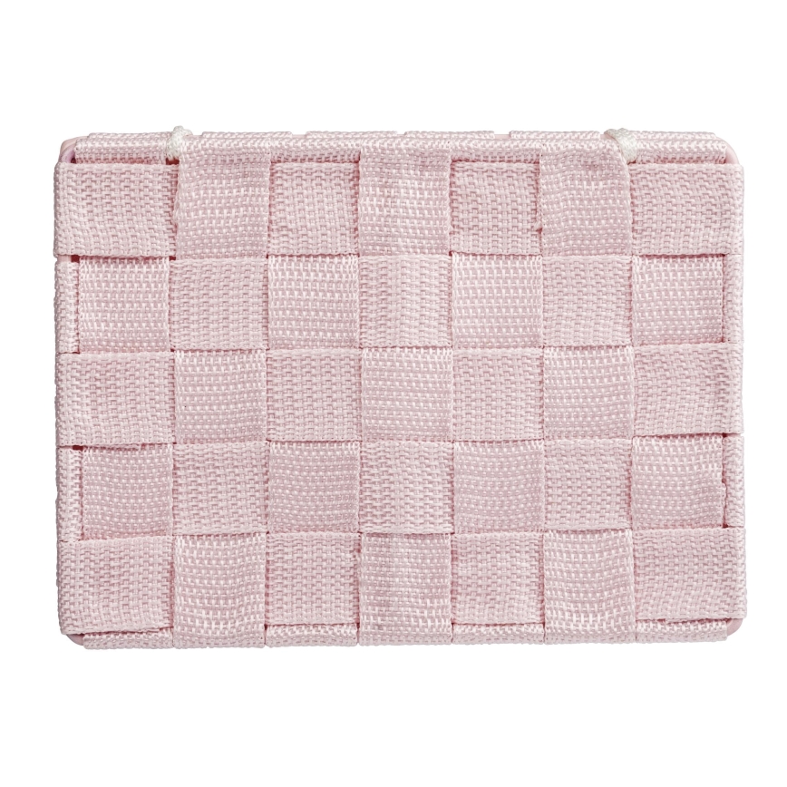 WENKO 22574100 - ADRIA Basket 19 x 14 cm Pink