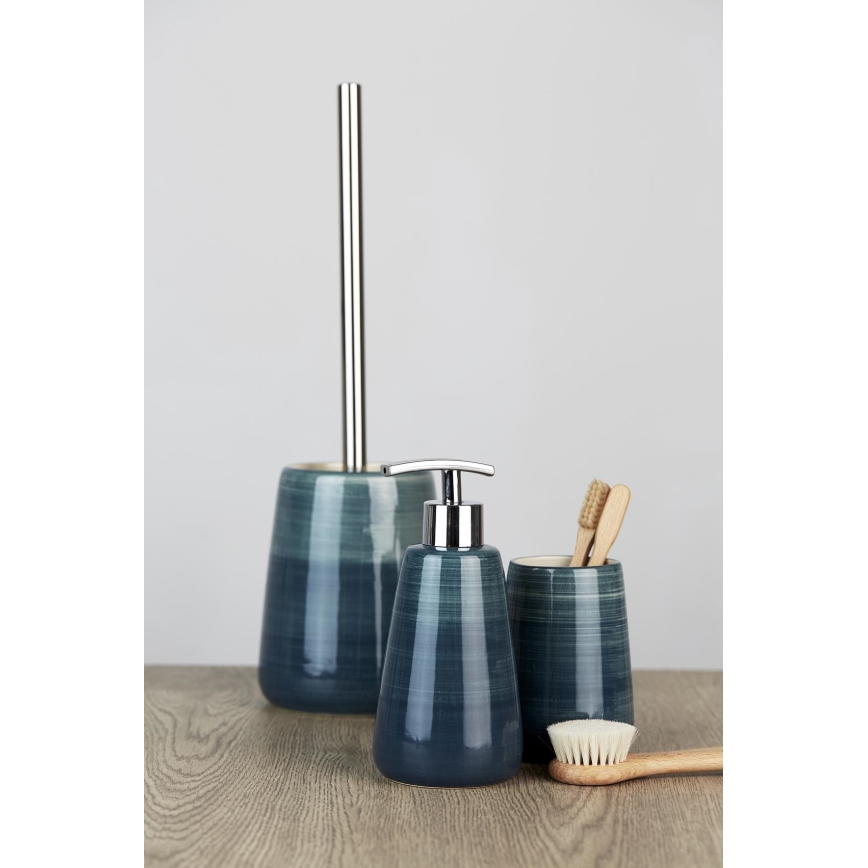 WENKO 22648100 - WC set POTTERY 12,5x39,5 cm turquoise