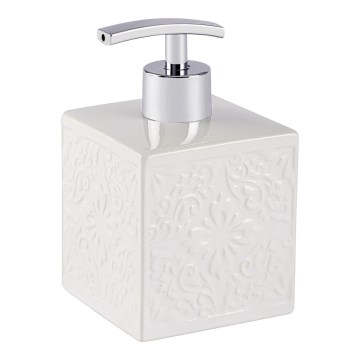 WENKO 22650100 - CORDOBA Soap Dispenser, 500 ml, White