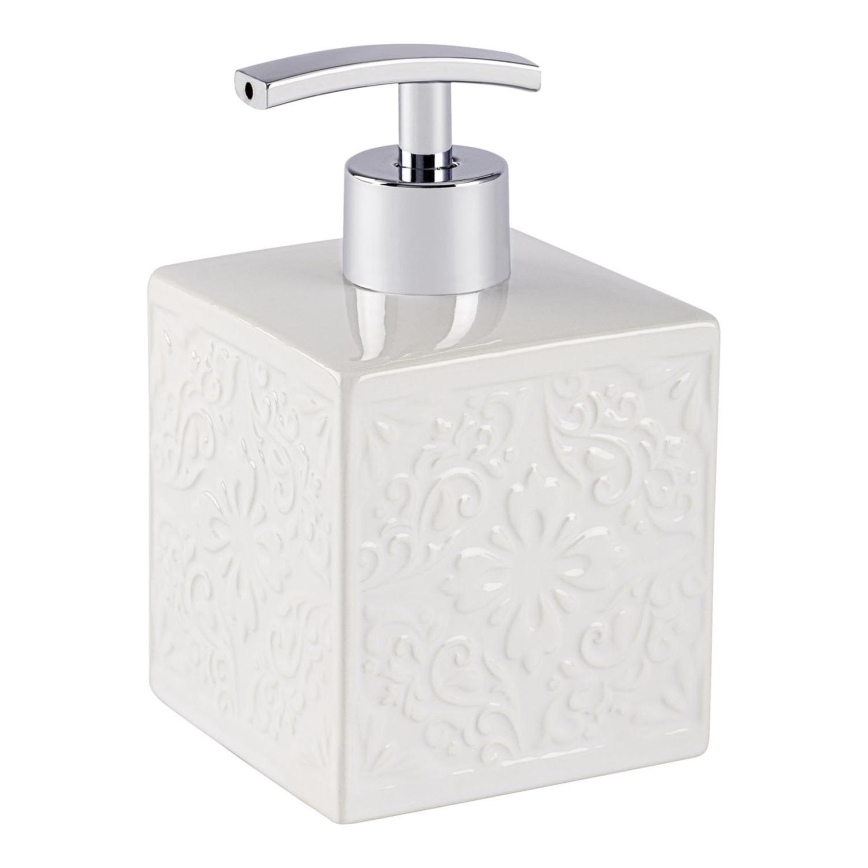 WENKO 22650100 - CORDOBA Soap Dispenser, 500 ml, White