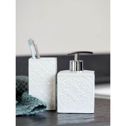 WENKO 22650100 - CORDOBA Soap Dispenser, 500 ml, White