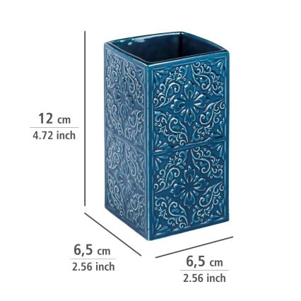 WENKO 22652100 - CORDOBA Tumbler 6,5x12 cm blue