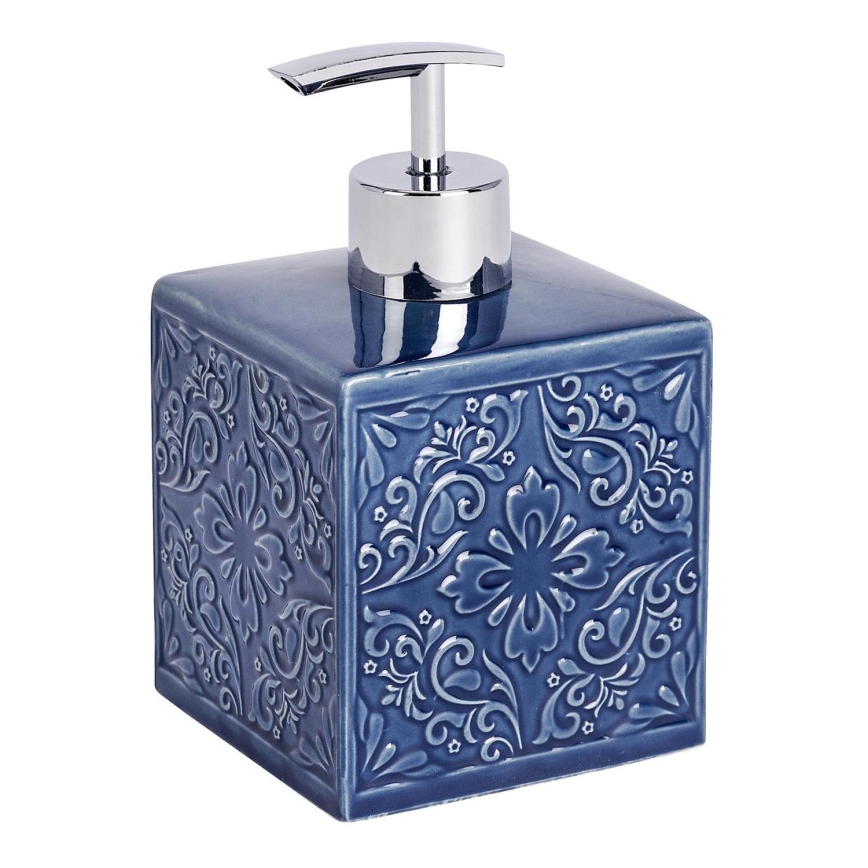 WENKO 22653100 - CORDOBA 500 ml soap dispenser, blue