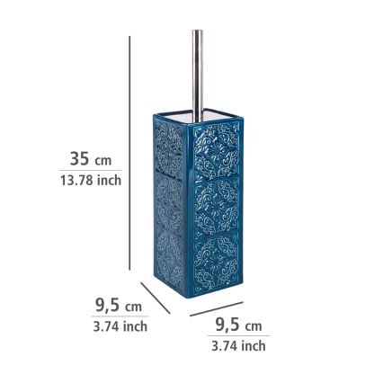 WENKO 22654100 - CORDOBA Toilet Brush 9,5x35 cm Blue