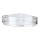 WENKO 22686100 - VACUUM-LOC QUADRO ED Corner Shelf 28 x 19.5 cm Silver/Clear