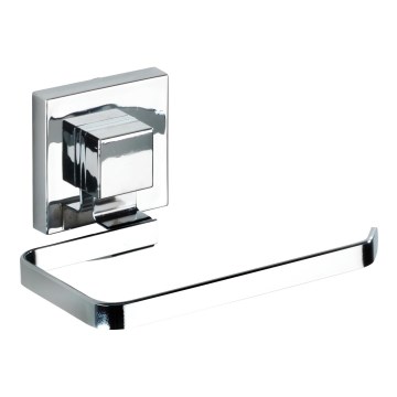 WENKO 22687100-Toilet paper holder VACUUM-LOC QUADRO ED 14x11 cm polished chrome