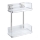 WENKO 22691100-Shelf VACUUM-LOC QUADRO ED 25,5x32,5 cm silver/polished chrome/clear