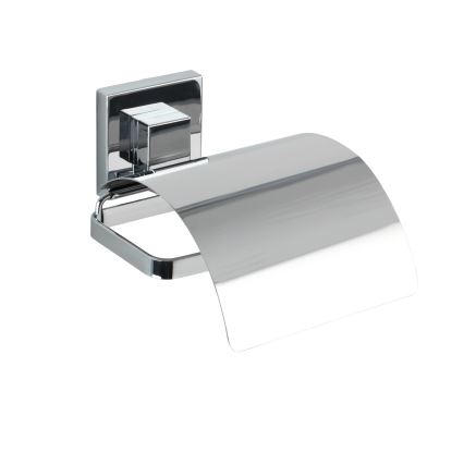 WENKO 22696100- VACUUM-LOC QUADRO ED Toilet Paper Holder 13x14 cm Polished Chrome