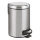 WENKO 22702100 - LEMAN Waste Bin 17x25 cm stainless steel/satin/black