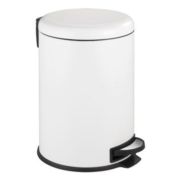 WENKO 22708100 - LEMAN Basket 30,5x44 cm White/Black