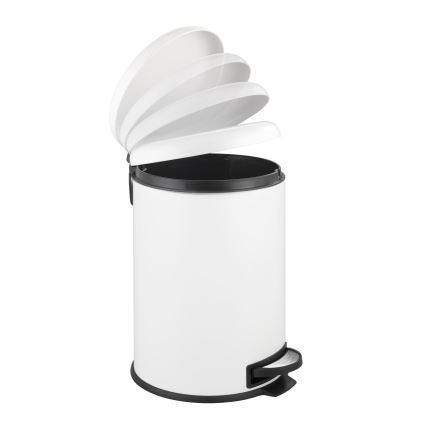 WENKO 22708100 - LEMAN Basket 30,5x44 cm White/Black