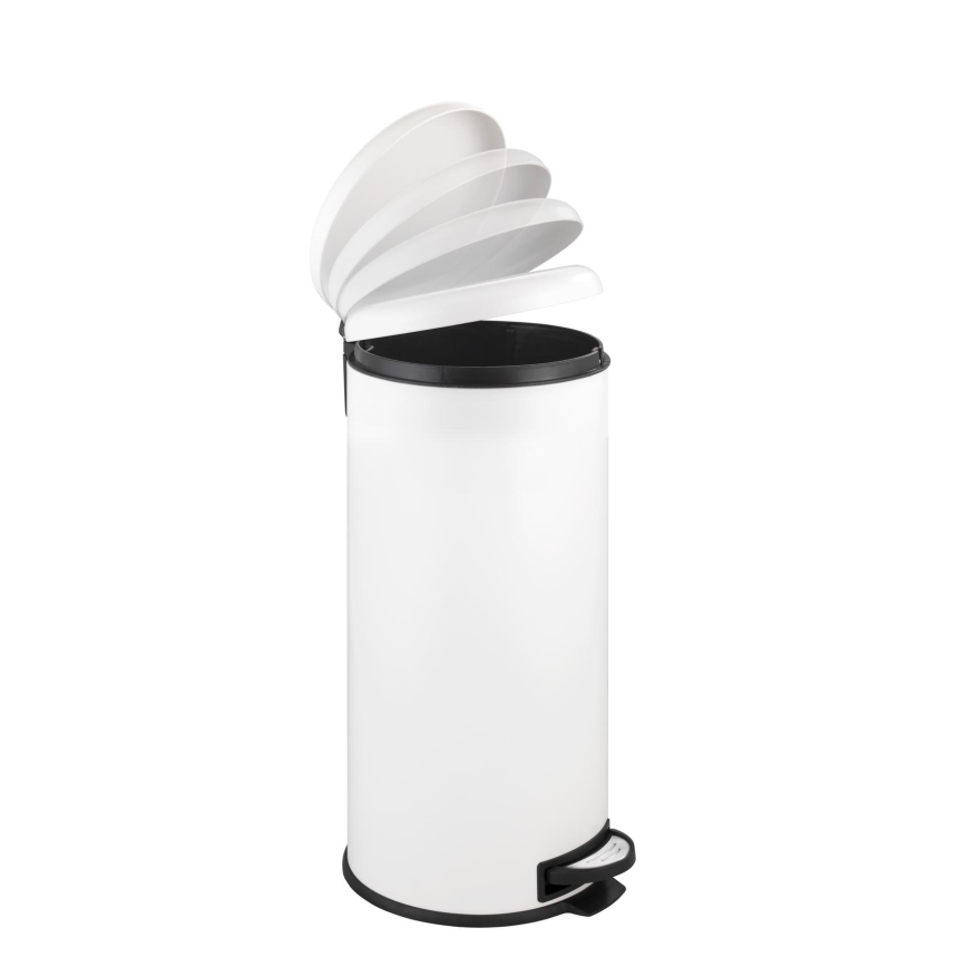 WENKO 22709100 - LEMAN Basket 30.5 x 64 cm White/Black