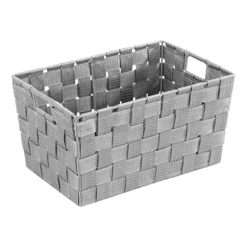 WENKO 22791100 - ADRIA Basket 30 x 20 cm, grey