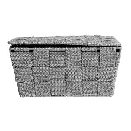WENKO 22793100 - ADRIA Basket 19 x 14 cm, Grey
