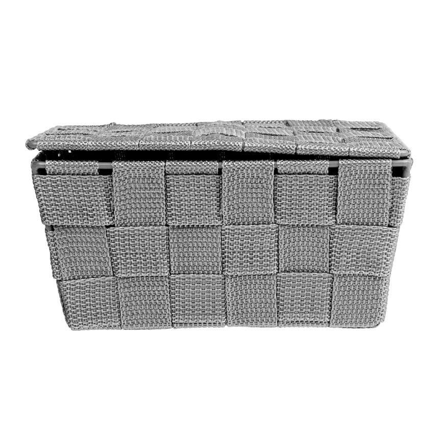 WENKO 22793100 - ADRIA Basket 19 x 14 cm, Grey