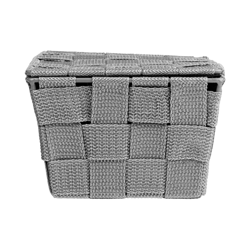 WENKO 22793100 - ADRIA Basket 19 x 14 cm, Grey