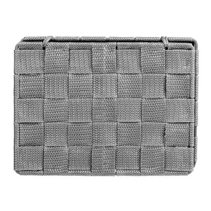 WENKO 22793100 - ADRIA Basket 19 x 14 cm, Grey
