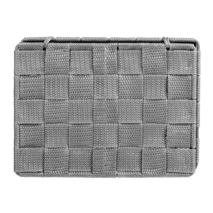 WENKO 22793100 - ADRIA Basket 19 x 14 cm, Grey