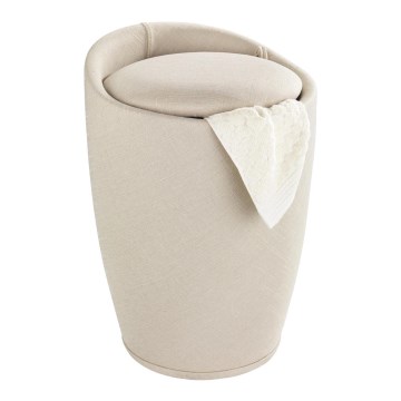 WENKO 22834100 - CANDY Stool 36 x 50.5 cm Beige/Black