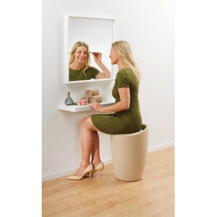 WENKO 22834100 - CANDY Stool 36 x 50.5 cm Beige/Black