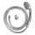 WENKO 22866100 - UNIVERSAL Shower 170 x 6.5 cm, glossy chrome/silver/grey