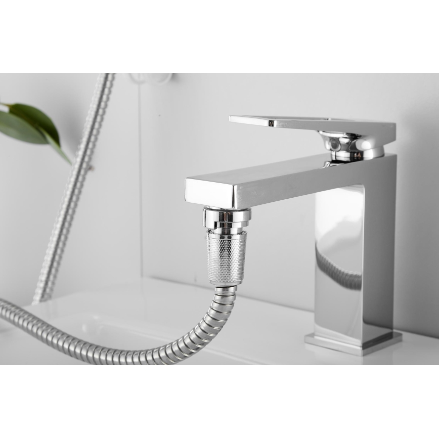 WENKO 22866100 - UNIVERSAL Shower 170 x 6.5 cm, glossy chrome/silver/grey