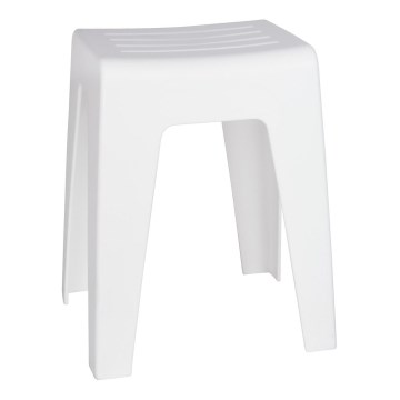 WENKO 22943100 - KUMBA Stool 38 x 47 cm White