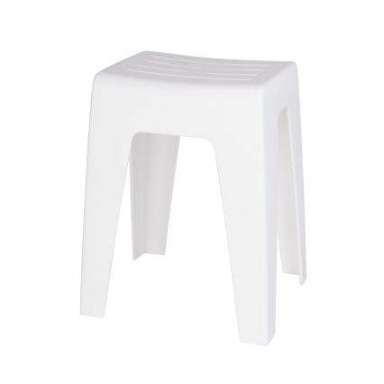 WENKO 22943100 - KUMBA Stool 38 x 47 cm White