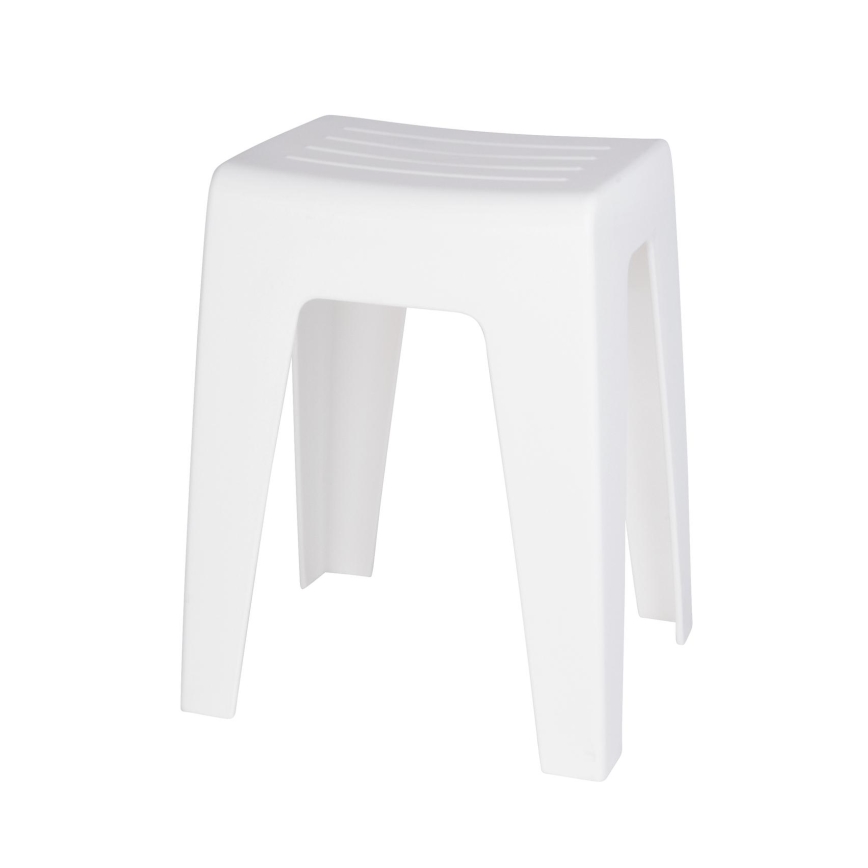 WENKO 22943100 - KUMBA Stool 38 x 47 cm White
