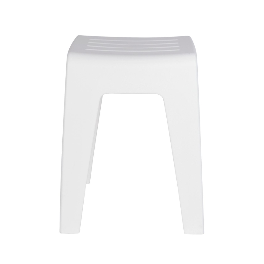 WENKO 22943100 - KUMBA Stool 38 x 47 cm White