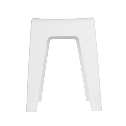 WENKO 22943100 - KUMBA Stool 38 x 47 cm White