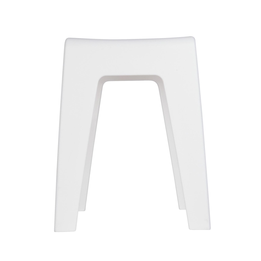 WENKO 22943100 - KUMBA Stool 38 x 47 cm White