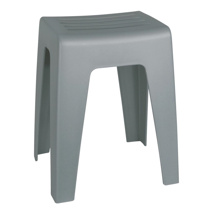WENKO 22944100 - KUMBA Stool 38x47 cm grey