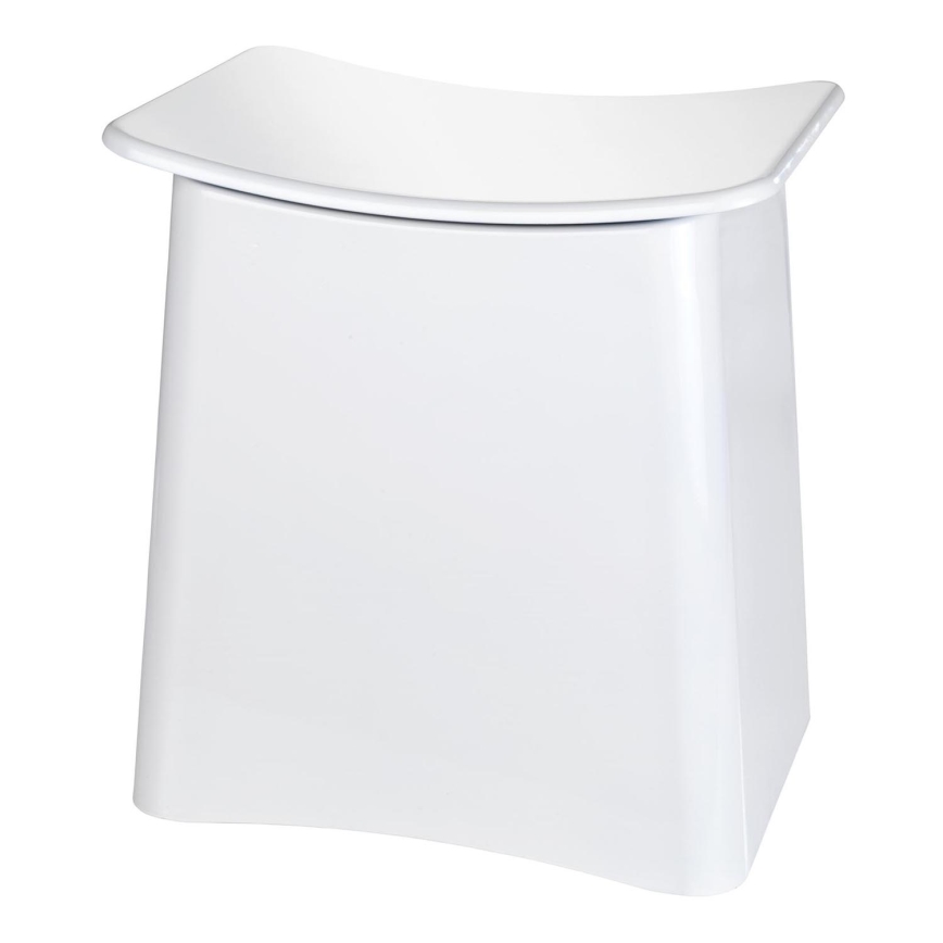 WENKO 22949100 - WING Stool 45 x 48 cm White/Black