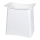 WENKO 22949100 - WING Stool 45 x 48 cm White/Black